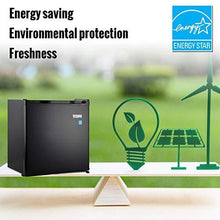 Load image into Gallery viewer, Mini Fridge, TECCPO 1.7 Cu.Ft. Small Refrigerator, Energy Star, 6 Adjustable Thermostat Control, One-touch Easy Defrost, 37 dB, Compact Refrigerator for Bedroom, Dorm, Office - TAMF30
