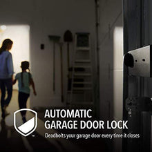 Load image into Gallery viewer, Chamberlain Smart Garage Door Opener - Wall Mounted with Battery Backup - Bright LED Lighting - myQ Smartphone Controlled Ultra Quiet Space Saving Direct Drive, Model RJO70, Black
