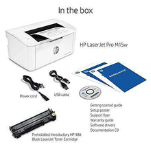 Load image into Gallery viewer, HP LaserJet Pro M15w Wireless Laser Printer, Works with Alexa (W2G51A)
