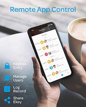Load image into Gallery viewer, ULTRALOQ UL3 BT 2nd Gen Smart Lock + WiFi Bridge 5-in-1 Keyless Entry Electronic Door Handle, Satin Nickel
