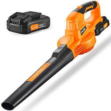 Load image into Gallery viewer, SnapFresh Leaf Blower - 20V Cordless Leaf Blower with Battery &amp; Charger, Electric Leaf Blower for Yard Cleaning, Lightweight Leaf Blower Battery Powered for Snow Blowing (Battery &amp; Charger Included)
