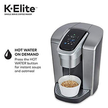 Load image into Gallery viewer, Keurig C K-Elite Maker, Single Serve K-Cup Pod Brewer, with Iced Coffee Capability, Extra Included, 75oz, Brushed Silver Plus Filter Bundle
