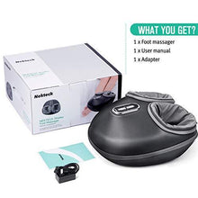 Load image into Gallery viewer, Nekteck Shiatsu Foot Massager Machine with Soothing Heat, Deep Kneading Therapy, Air Compression, Relieve Foot Pain and Improve Blood Circulation,Adjustable Intensity Relax for Home or Office Use
