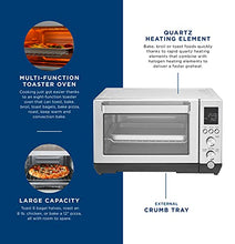 Load image into Gallery viewer, GE Convection Toaster Oven | Quartz Heating Technology | Large Capacity Toaster Oven Complete With 7 Cook Modes &amp; Oven Accessories | Countertop Kitchen Essentials | 1500 Watts | Stainless Steel
