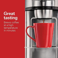 Load image into Gallery viewer, Hamilton Beach Scoop Single Serve Coffee Maker, Fast Brewing, Stainless Steel (49981A)
