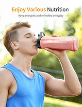 Load image into Gallery viewer, Blender, SHARDOR personal blender for shakes and smoothies with 20oz blender bottles and lid, 300w, silver

