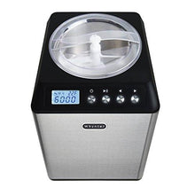 Load image into Gallery viewer, Whynter ICM-201SB Upright Automatic Ice Cream Maker 2 Quart Capacity Built-in Compressor, no pre-freezing, LCD Digital Display, Timer, Stainless Steel Mixing Bowl, 2.1
