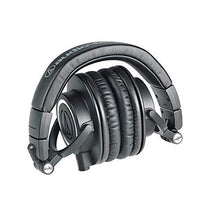 Load image into Gallery viewer, Audio-Technica ATH-M50X Professional Studio Monitor Headphones, Black, Professional Grade, Critically Acclaimed, with Detachable Cable
