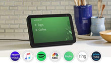 Load image into Gallery viewer, Echo Show 8 (1st Gen, 2019 release) -- HD smart display with Alexa – Unlimited Cloud Photo Storage – Digital Photo Display - Charcoal
