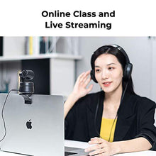 Load image into Gallery viewer, OBSBOT Tiny PTZ Webcam, AI-Powered Framing &amp; Gesture Control, Full HD 1080p Webcam with Dual Omni-Directional Mics, 90-Degree Wide Angle, Low-Light Correction, Works with Zoom, Skype and More
