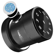 Load image into Gallery viewer, Geek Smart Door Lock - Keyless Fingerprint and Touchscreen Digital Door Lock, Secure Bluetooth, Easy Install, Great for Airbnb, Hotels and Offices, Homes, Apartments, Black(Upgraded 3.0)
