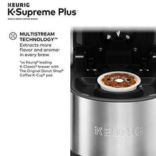 Load image into Gallery viewer, Keurig K-Supreme Plus Coffee Maker, Single Serve K-Cup Pod Coffee Brewer, With MultiStream Technology, 78 Oz Removable Reservoir, and Programmable Settings, Stainless Steel
