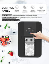Load image into Gallery viewer, IKT Ice Maker, ice Makers countertop,self-Cleaning,26.5 lbs per Day, 9 ice Ready in 6 Minutes, with Ice Scoop and Bucket…
