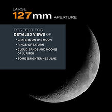 Load image into Gallery viewer, Celestron - PowerSeeker 127EQ Telescope - Manual German Equatorial Telescope for Beginners - Compact and Portable - Bonus Astronomy Software Package - 127mm Aperture

