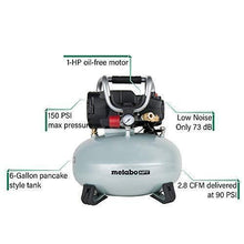 Load image into Gallery viewer, Metabo HPT Pancake Air Compressor, 6 Gallon (EC710S)
