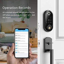 Load image into Gallery viewer, Smart Lock, Keyless Entry Deadbolt Door Lock, SMONET Electronic Bluetooth with Biometric Fingerprint, Keys, IC Card, Touchscreen Keypad,Auto Lock,Remote Share, APP Control for Home,Office,Apartment

