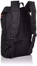 Load image into Gallery viewer, Herschel Little America Laptop Backpack, Black/Tan Synthetic Leather, Classic 25.0L
