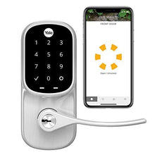 Load image into Gallery viewer, Yale Assure Lever, Wi-Fi Smart Door Lever (for doors with no deadbolt) - Works with Yale Access App, Amazon Alexa, Google Assistant, HomeKit, Phillips Hue and Samsung SmartThings, Nickel
