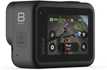 Load image into Gallery viewer, GoPro HERO8 Black — Waterproof Action Camera with Touch Screen 4K Ultra HD Video 12MP Photos 1080p Live Streaming Stabilization with Lexar 128GB U3 Memory Card and Ritz Gear Memory Card Reader
