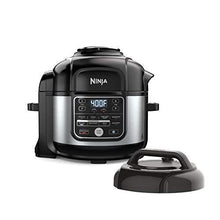 Load image into Gallery viewer, Ninja OS301 Foodi 10-in-1 Pressure Cooker and Air Fryer with Nesting Broil Rack, 6.5 Quart, Stainless Steel
