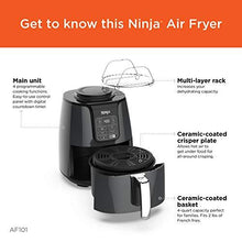Load image into Gallery viewer, Ninja AF101 Air Fryer, 4 Qt, Black/gray

