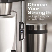 Load image into Gallery viewer, Hamilton Beach Scoop Single Serve Coffee Maker, Fast Brewing, Stainless Steel (49981A)

