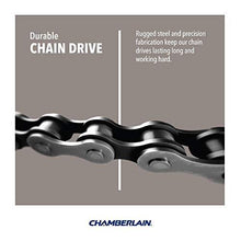 Load image into Gallery viewer, Chamberlain C450 Smart Garage Door Opener - myQ Smartphone Controlled - Ultra Quiet Durable Chain Drive with MED Lifting Power, Wireless Keypad Included, Gray
