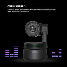 Load image into Gallery viewer, OBSBOT Tiny AI-Powered PTZ Webcam, AI Tracking W Auto-Frame AI Auto-Exposure Gesture Control Audio Support Software Support Windows and MacOS for Video Chat Online Meeting Online Class Live Streaming
