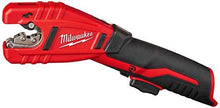 Load image into Gallery viewer, MILWAUKEE'S 2471-20 M12 Cordless Lithium Ion 500 RPM Copper Pipe and Tubing Cutter Adjustable from 3/8" to 1” Diameters (Battery Not Included, Power Tool Only)
