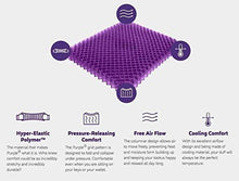 Load image into Gallery viewer, Purple Royal Seat Cushion - Seat Cushion for The Car Or Office Chair - Temperature Neutral Grid
