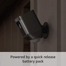 Load image into Gallery viewer, Ring Spotlight Cam Battery HD Security Camera with Built Two-Way Talk and a Siren Alarm, Black, Works with Alexa
