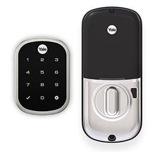 Load image into Gallery viewer, Yale Security YRD256-ZW2-619 Yale Assure Lock SL with Z-Wave in Satin Nickel (YRD256) Key Free Touchscreen Deadbolt

