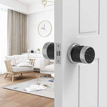 Load image into Gallery viewer, Geek Smart Door Lock - Keyless Fingerprint and Touchscreen Digital Door Lock, Secure Bluetooth, Easy Install, Great for Airbnb, Hotels and Offices, Homes, Apartments, Silver(Upgraded 3.0)
