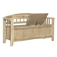 Load image into Gallery viewer, Linon Bench, Natural Wash
