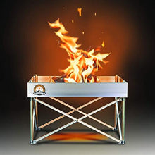 Load image into Gallery viewer, Pop-Up Fire Pit | Portable and Lightweight | Fullsize 24 Inch | Weighs 7 lbs. | Never Rust Fire Pit | Heat Shield NOT Included
