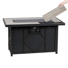 Load image into Gallery viewer, BALI OUTDOORS Fire Pit Propane Gas FirePit Table Rectangular Tabletop 42in 60,000BTU
