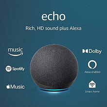 Load image into Gallery viewer, Echo (4th Gen) | With premium sound, smart home hub, and Alexa | Charcoal
