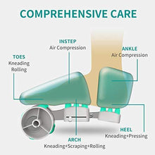Load image into Gallery viewer, Nekteck Foot Massager Machine with Heat, Shiatsu Foot Massager with Handle Design, 6 Mode with Kneading Rolling, Air Compression and Built-in Heat Function,Relax for Home or Office Use,Fit to Size 12
