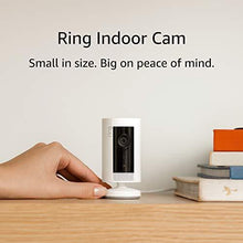 Load image into Gallery viewer, Ring Indoor Cam, Compact Plug-In HD security camera with two-way talk, White, Works with Alexa – 2-Pack
