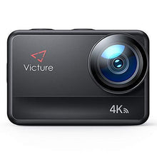 Load image into Gallery viewer, Victure 4K 60FPS AC940 Action Camera 8M Bare Machine Waterproof 20MP Sports Camera with Touch Screen Vlog Camera EIS Remote Control 131 Feet Underwater Camcorder with 1350mAh Batteries and Accessories
