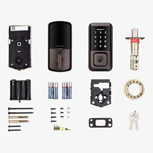 Load image into Gallery viewer, Kwikset 99390-001 Halo Wi-Fi Smart Lock Keyless Entry Electronic Touchscreen Deadbolt Featuring SmartKey Security, Satin Nickel
