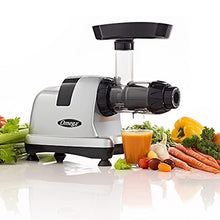 Load image into Gallery viewer, Omega MM900HDS Medical Medium Slow Masticating Celery Juicer High Juice Yield Adjustable Dial, 200-Watt, Silver
