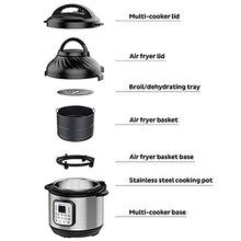 Load image into Gallery viewer, Instant Pot Duo Crisp 11 in 1, Electric Pressure Cooker with Air Fryer, Roast, Bake, Dehydrate, Slow Cook, Rice Cooker, Steamer, Saute, 8 Quart, 14 One-Touch Programs
