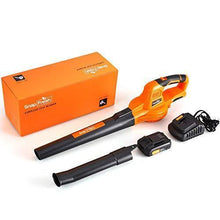 Load image into Gallery viewer, SnapFresh Leaf Blower - 20V Cordless Leaf Blower with Battery &amp; Charger, Electric Leaf Blower for Yard Cleaning, Lightweight Leaf Blower Battery Powered for Snow Blowing (Battery &amp; Charger Included)
