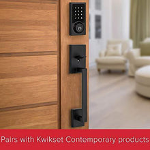 Load image into Gallery viewer, Kwikset 99190-004 Contemporary Premis Touchscreen Keyless Entry Smart Deadbolt Door Lock Works with Apple HomeKit Featuring SmartKey Security, Iron Black
