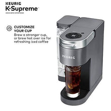 Load image into Gallery viewer, Keurig K-Supreme Coffee Maker, Single Serve K-Cup Pod Coffee Brewer, With MultiStream Technology, 66 Oz Dual-Position Reservoir, and Customizable Settings, Gray

