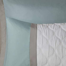 Load image into Gallery viewer, 510 Design Cozy Comforter Set-Transitional Damask Design All Season Down Alternative Bedding With Matching Shams, Decorative Pillow, Queen(90"x90"), Seafoam
