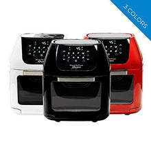 Load image into Gallery viewer, PowerXL Air Fryer Pro, Crisp, Cook, Rotisserie, Dehydrate; 7-in-1 Cooking Features; Deluxe Air Frying Accessories; 3 Recipe Books (6 Qt, Black)
