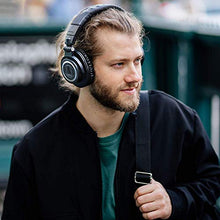 Load image into Gallery viewer, Audio-Technica ATHM50XBT Wireless Bluetooth Over-Ear Headphones, Black

