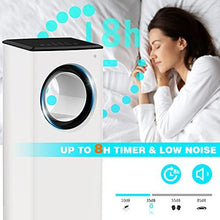 Load image into Gallery viewer, 3-1 Evaporative Air Cooler Bladeless Fan w/Cooling &amp; Humidification Function with Remote Control 4 Modes and 3 Wind Speed 45°Oscillation with 1 Gallon Water Tank for Bedroom Living Rooms Office
